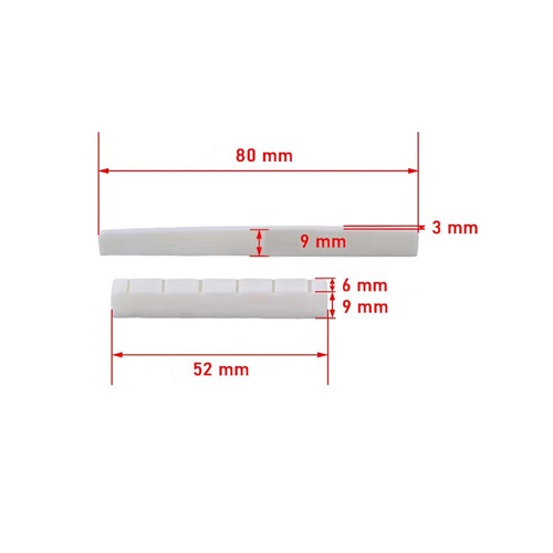 Набір поріжків для класичної гітари,  кістка