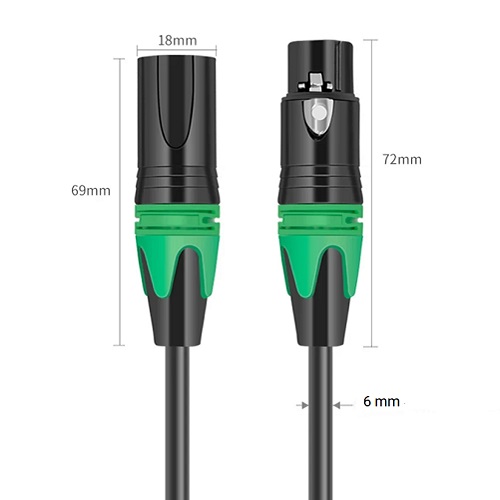 Кабель для підключення мікрофону XLR на XLR