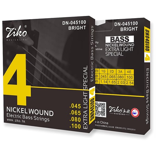 Струни для бас гітари ZIKO DN-045100